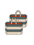 UNIO Hamburg FROTTIER LINOSA - STRANDTASCHE