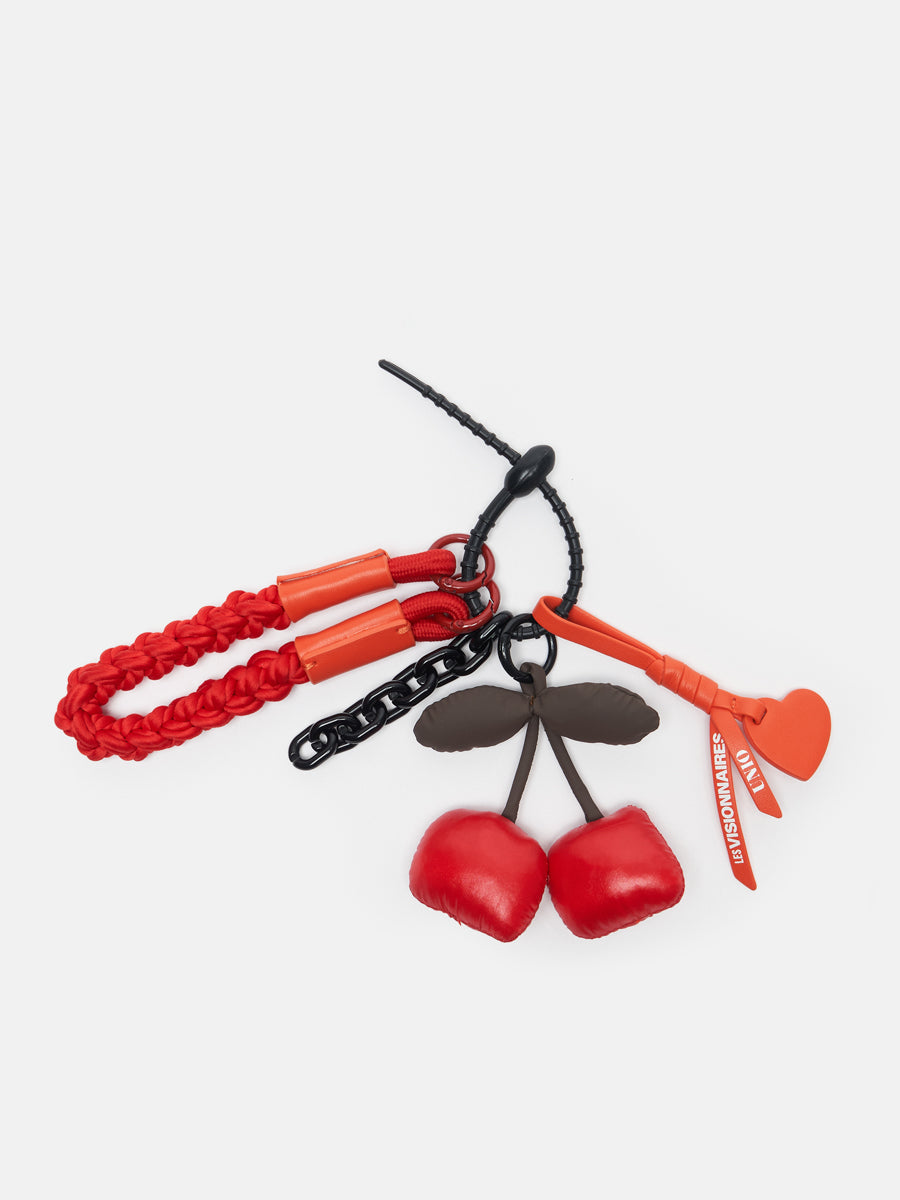 PUFFY CHERRY CHARM - cherry red 9021