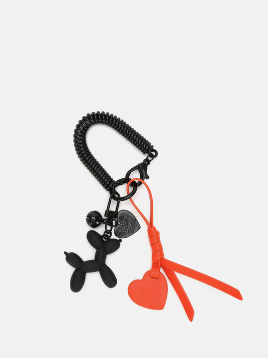 BALOON DOG CHARM - black 1001