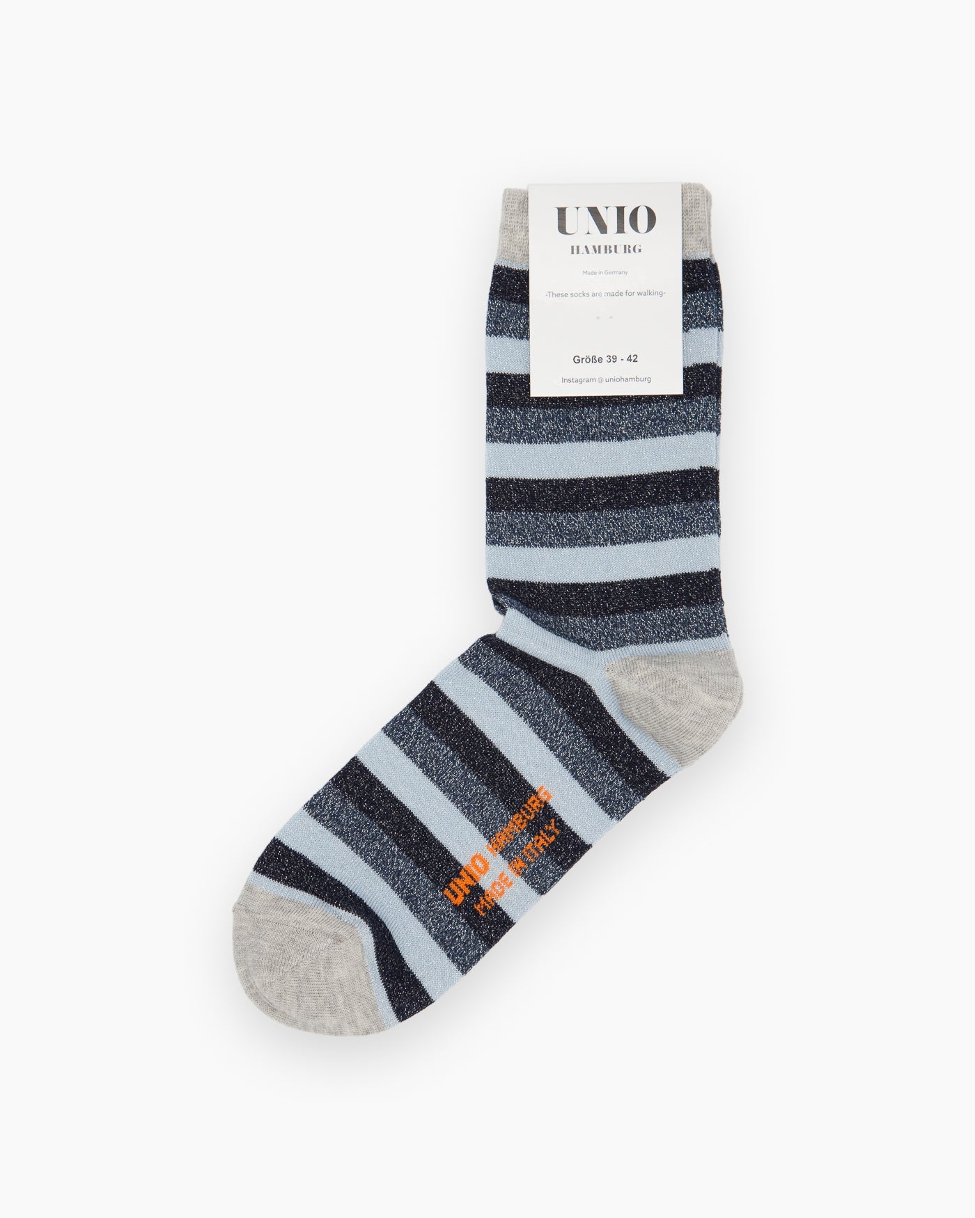UNIO Hamburg Socken GLAM STRIPE